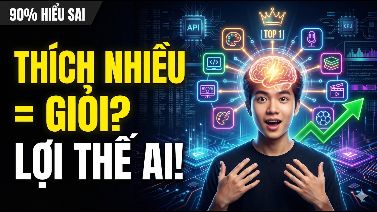 5 Lý Do Người Thích Nhiều Thứ Sẽ Thành Công Nhất Thời AI.