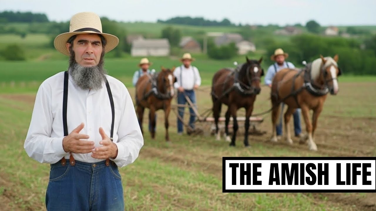 How Amish Men Plow 100 Acres With Just Horses | The Amish Life