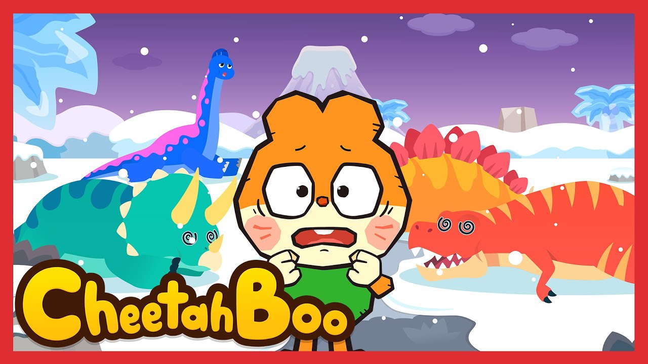 Did the Dinosaurs Really Freeze in the Cold? | Dinosaurs | Nursery rhymes & Kids Song | #Cheetahboo