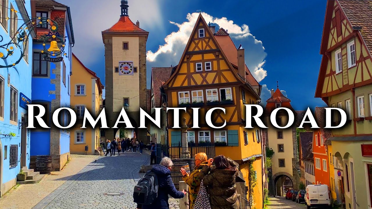 Посетите •Романтическую дорогу• в Баварии, Германия. Наслаждаться