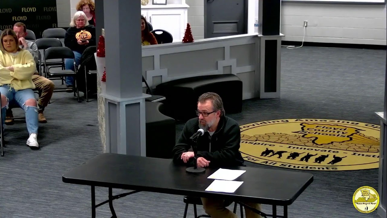 Floyd County Board Education - Regular Monthly Meeting - November 24th, 2025