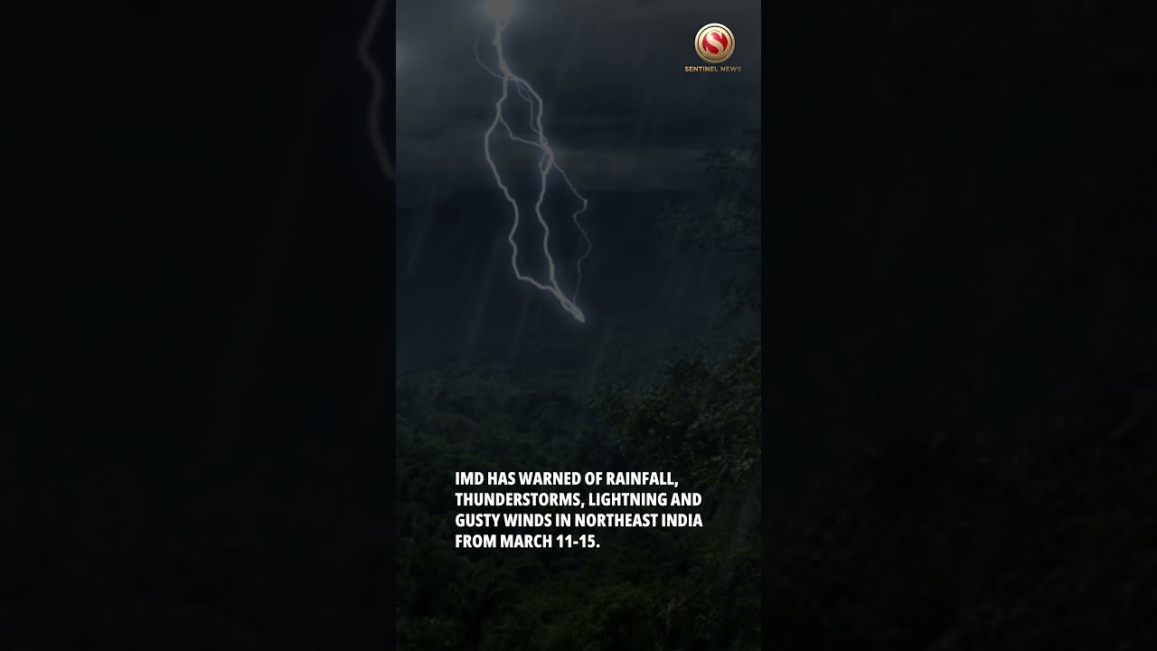 IMD Predicts Rain And Thunderstorms In Northeast India Over Next Five Days
