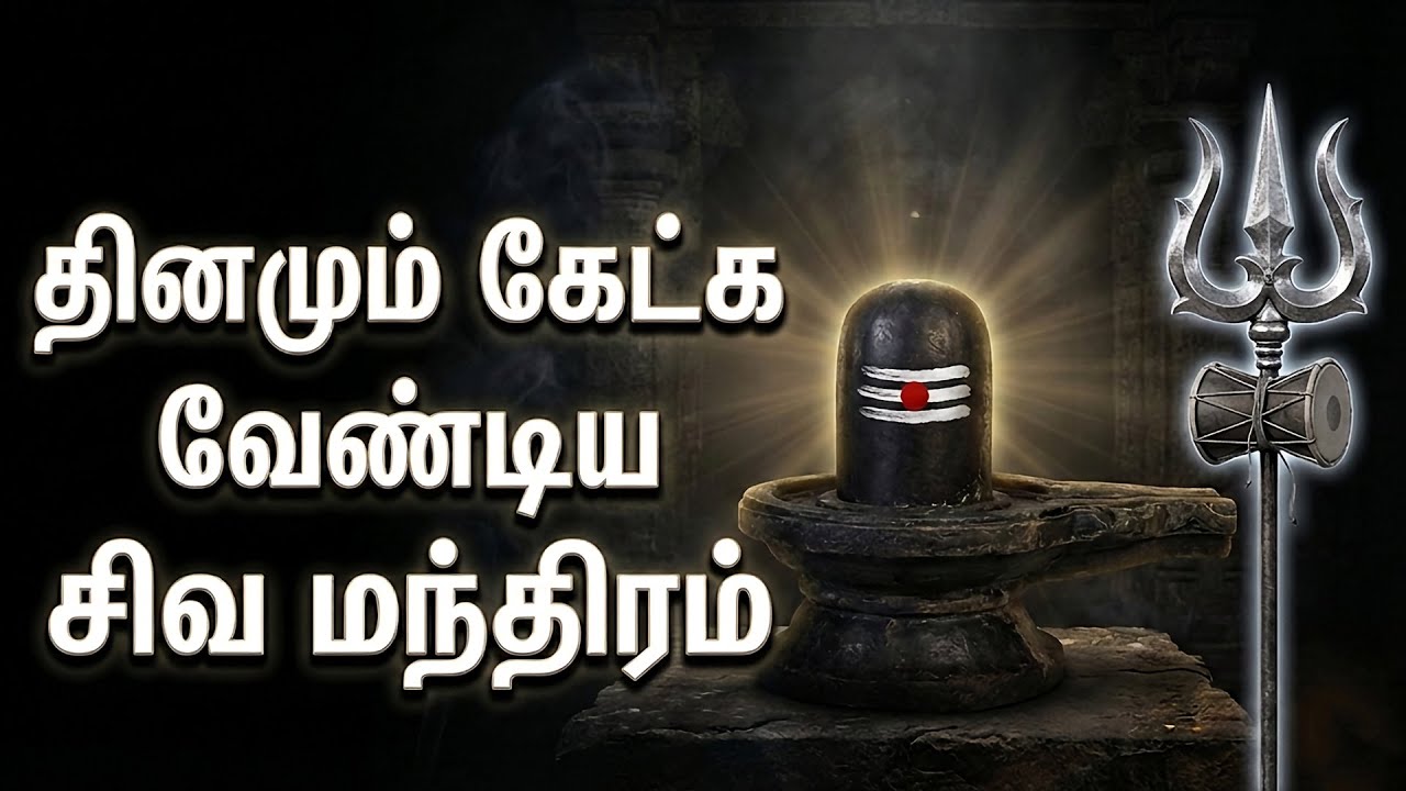 Om Namah Shivaya | Powerful Shiva Mantra for Peace, Meditation & Positivity | ஓம் நமசிவாய