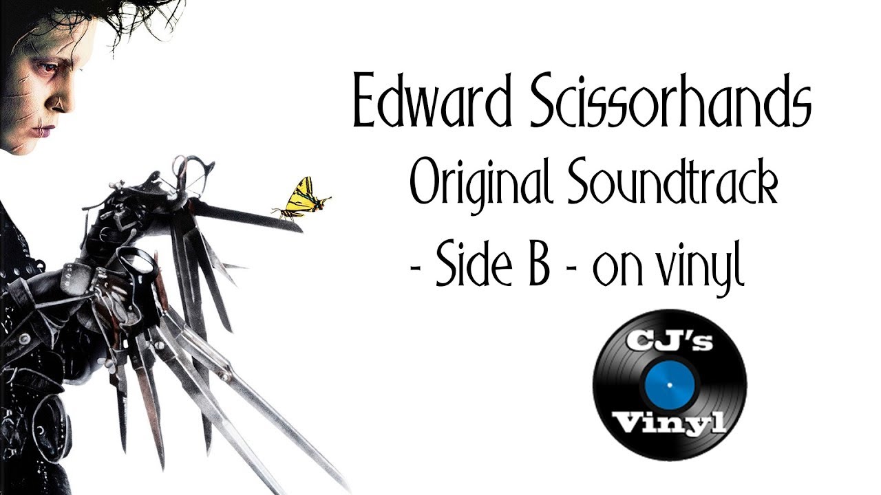 Edward Scissorhands Original Soundtrack - (Side B) - Black Vinyl LP