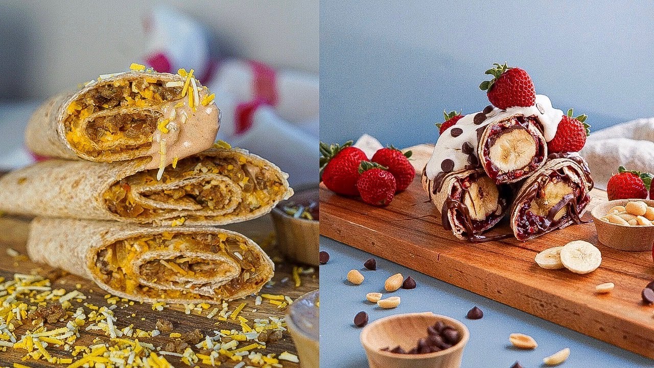 Easy Vegan Roll Up Recipes 🌱 Summer Snack Ideas