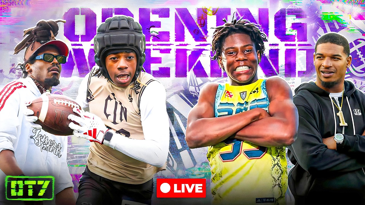 BEST 7V7 LEAGUE EVER IS BACK! Trayvis Hunter, Ja'Marr Chase & Cam Newton Went Crazy At OT7 🔥