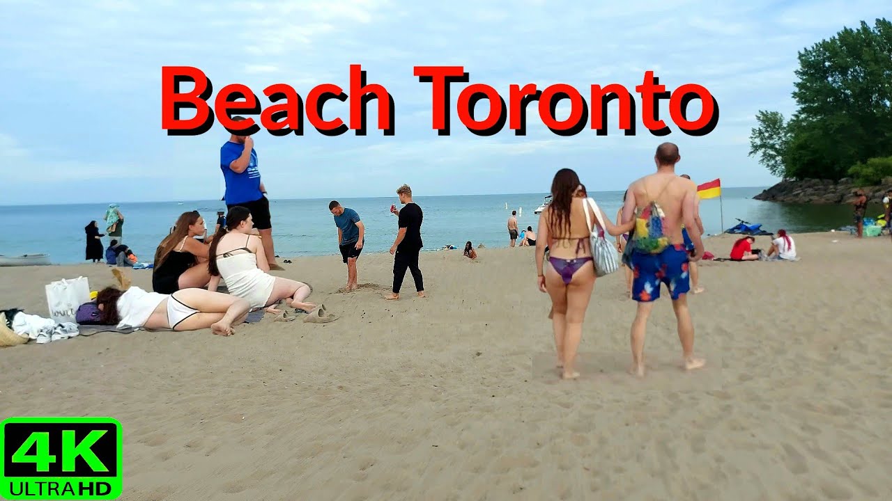 【4K】TORONTO BEACH WALK | BEACHES NEIGHBOURHOOD & BOARDWALK