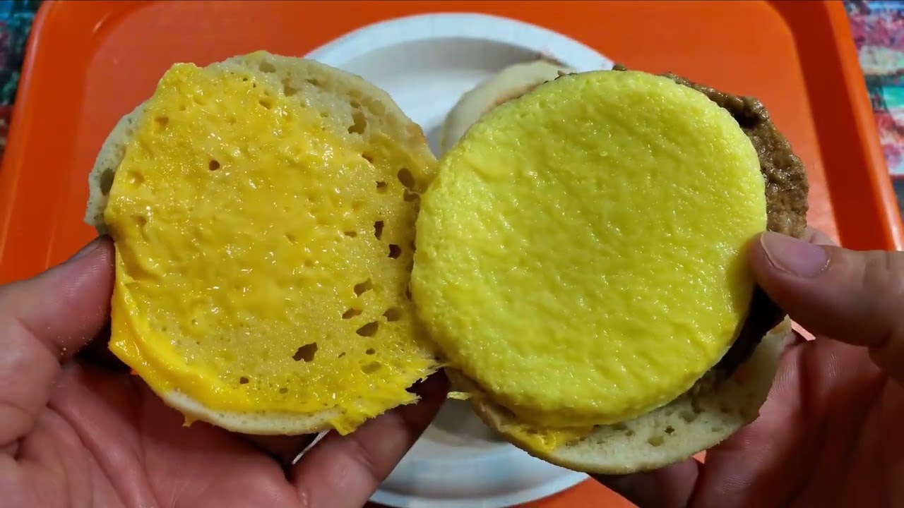 eat Jimmy Dean Sausage Egg & Cheese English Muffin Sandwich with Grape Jelly