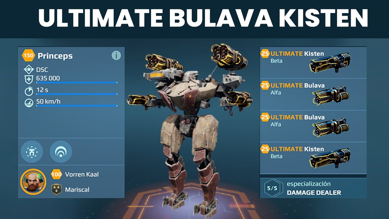 War Robots: Титан Princeps + Ultimate Bulava Kisten | Gameplay