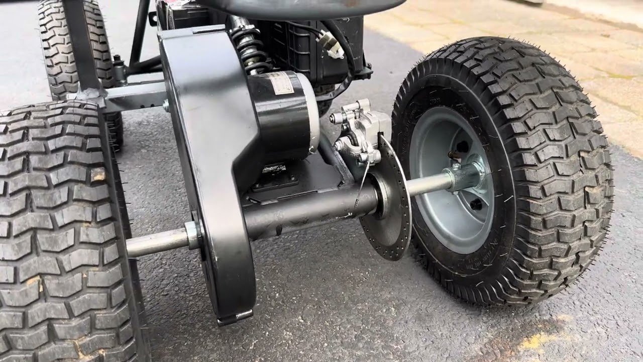 DYI Electric Beach Cart build from a Kids Razor Dirt Quad and Gorilla Cart