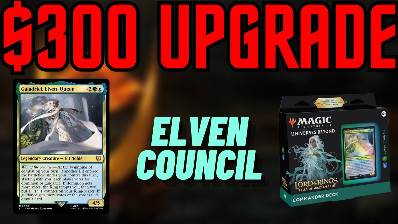Elven Council Upgrade - Improving the Precon Commander Deck with $300