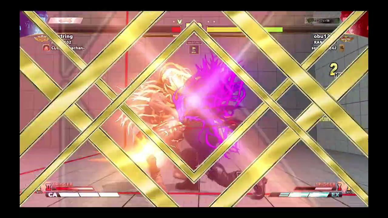 【SFV】【SFRePlayer】D string（NECALLI LP407953）VS obu1242（NECALLI LP30725）【30466】