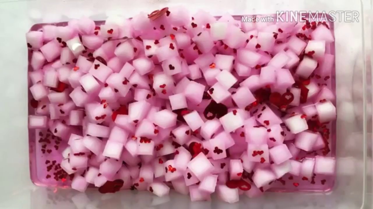 Jelly cube slime - Satisfying slime ASMR video | relaxing slime ASMR