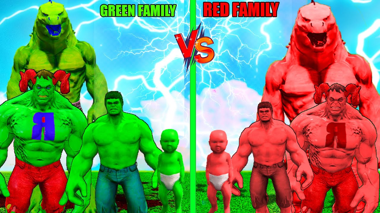 SHINCHAN TELL EVOLUTION of GIANT GREEN HULK FAMILY In GTA 5!
