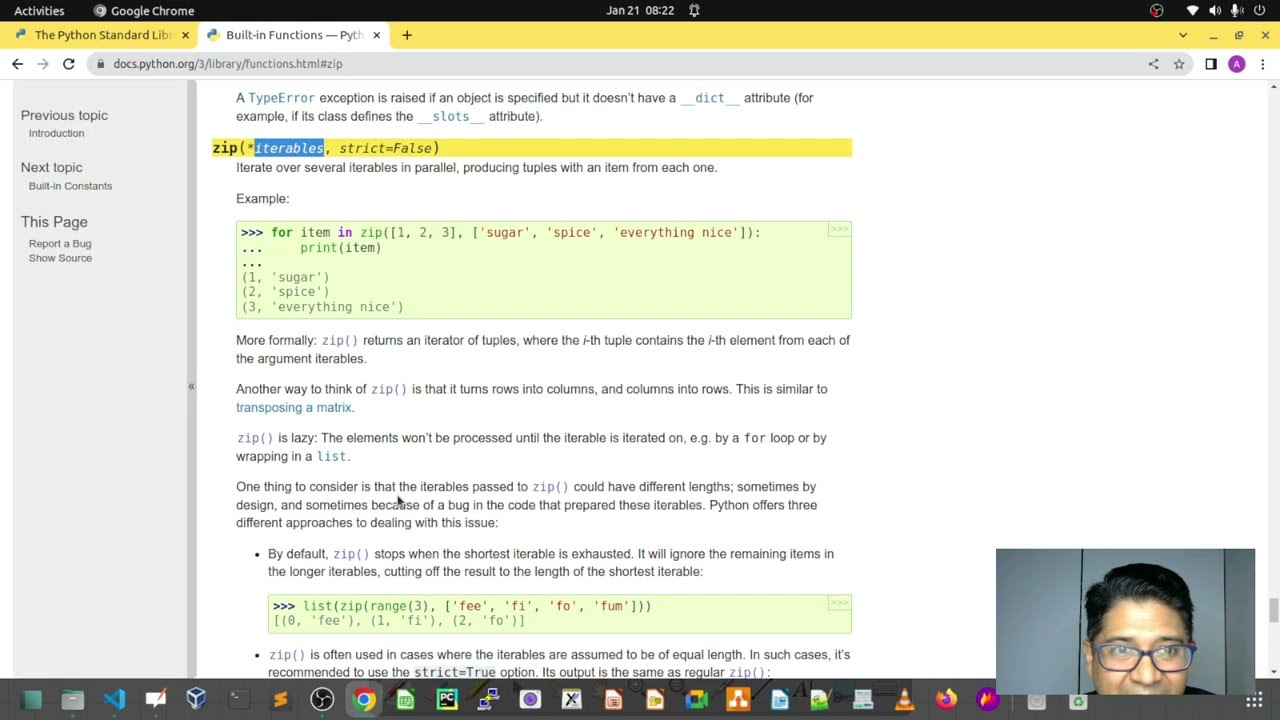 58) 2023 01 21 08 Converting dict_values, Break Dictionary into two different lists keys & values
