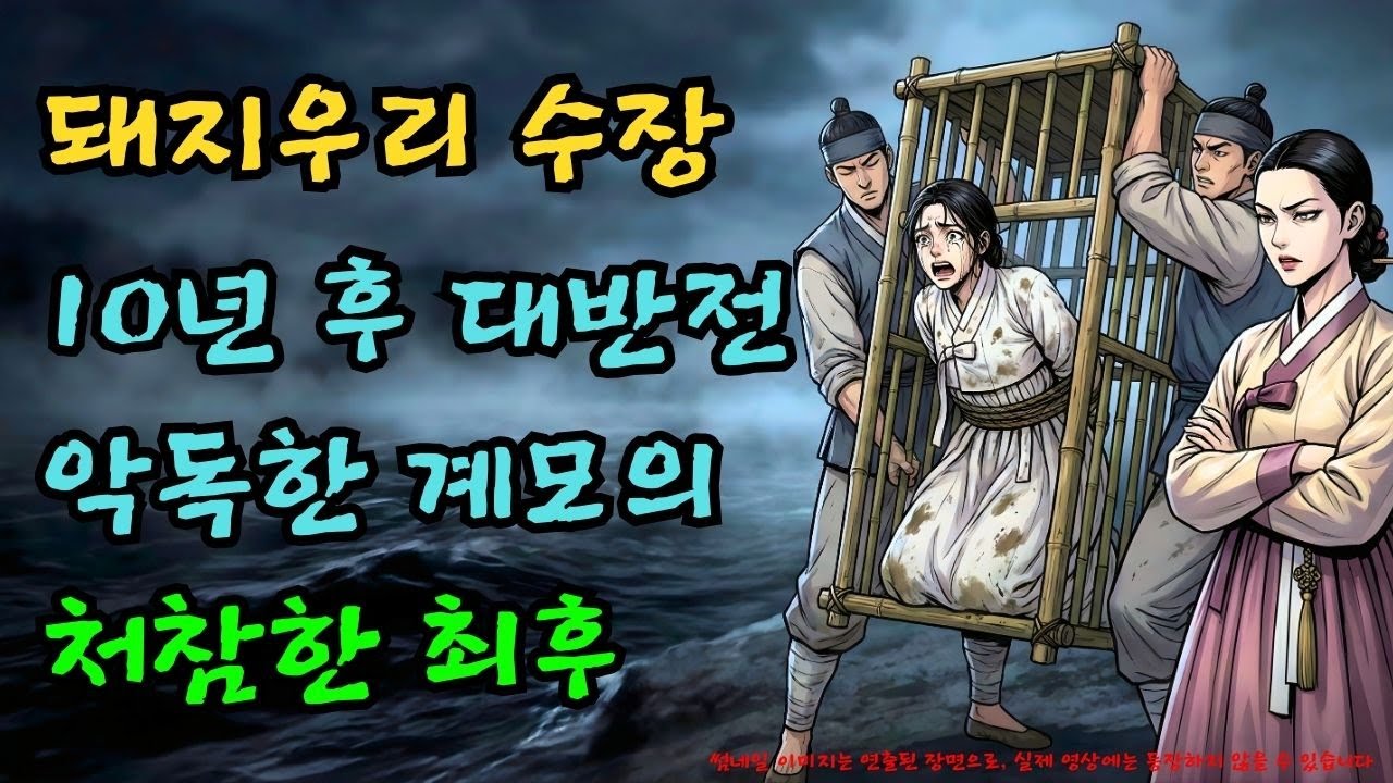 돼지우리에 버려진 양반집 규수, 10년 후 '이것' 되어 나타나자 계모 경악 |야담·민담·전설·설화·옛날이야기·야사·오디오북