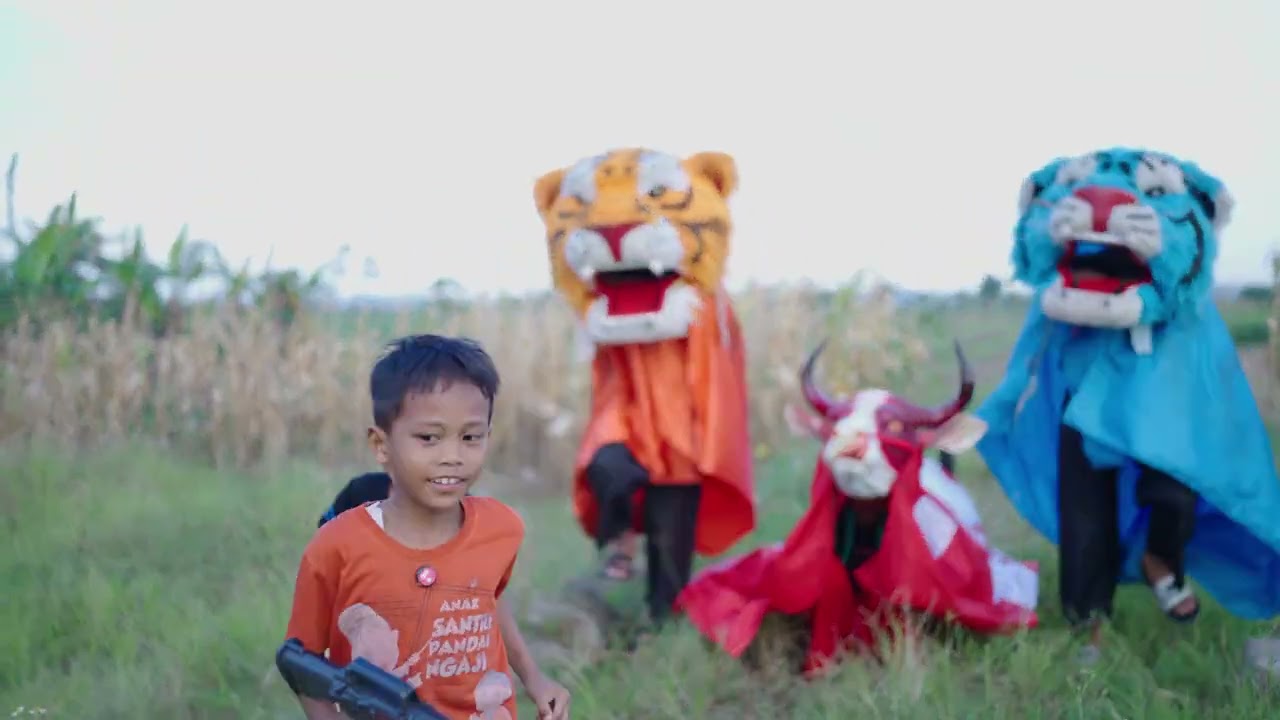 B3RBURU BANTENG SAPI MBEROT DI SAWAH MALAH KETEMU BARONGAN CAN MACANAN