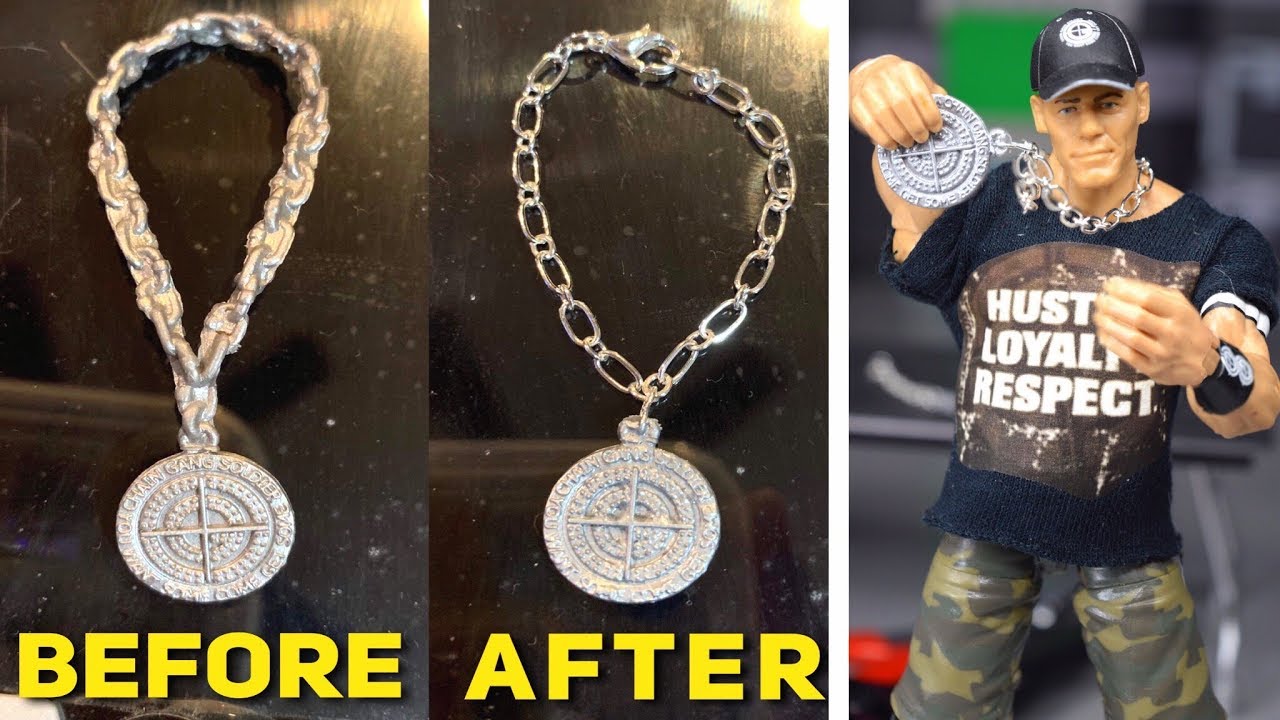 HOW TO MAKE CHAINS FOR WWE FIGURES!