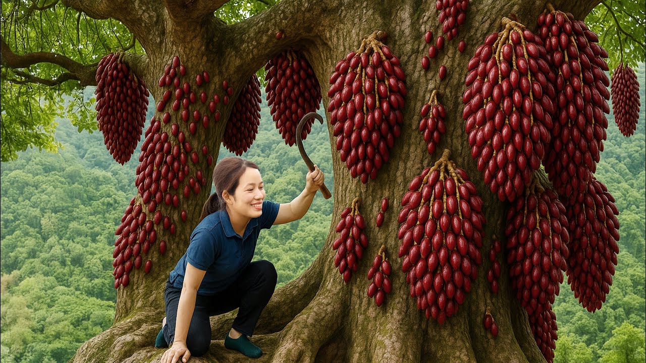 Harvest Long Hanging Bird’s Trap Fruit, How to Cook This Rare Village Ingredient | Phương Daily Life