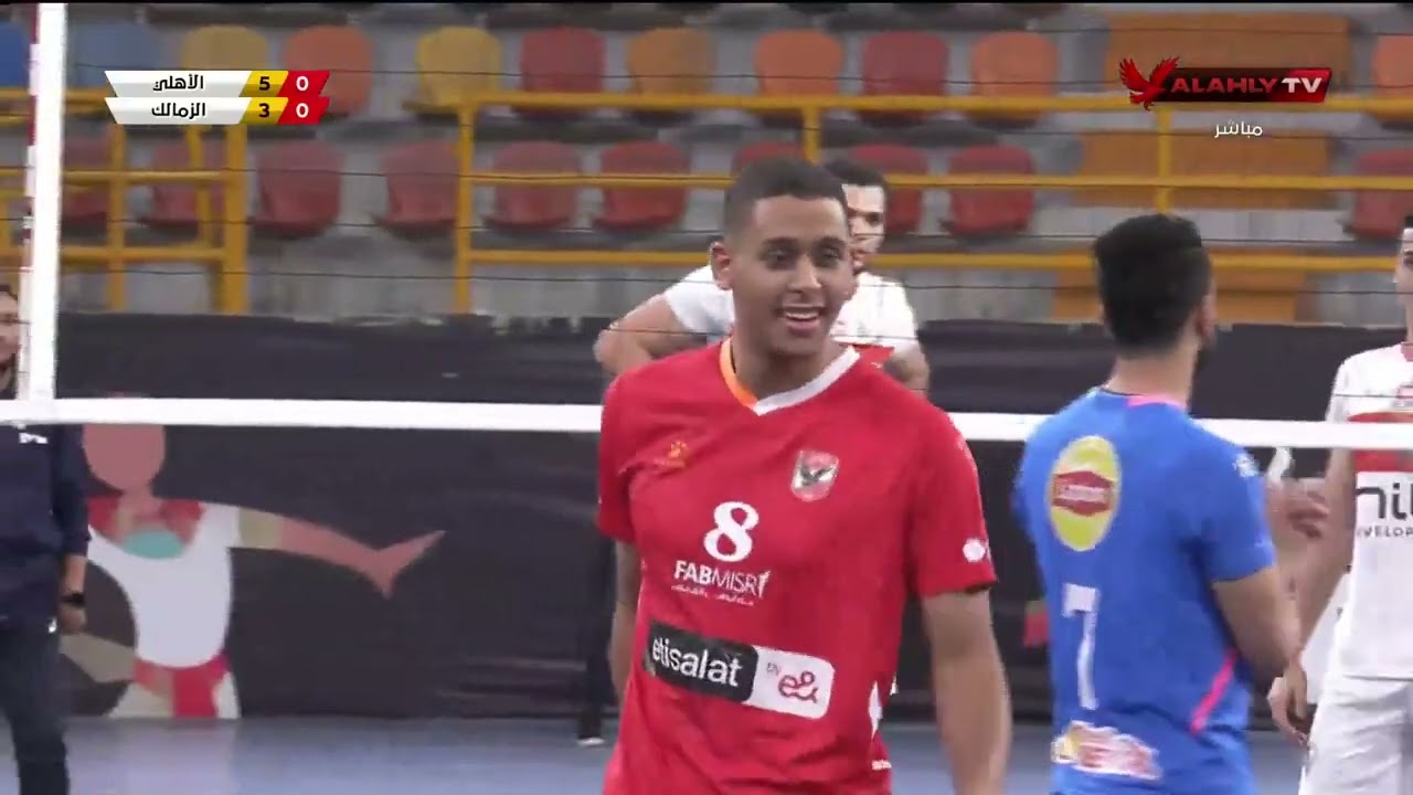 🏐 مباراة الأهلي 🆚  الزمالك في نهائي #كأس_مصر للكرة الطائرة - رجال 🦅