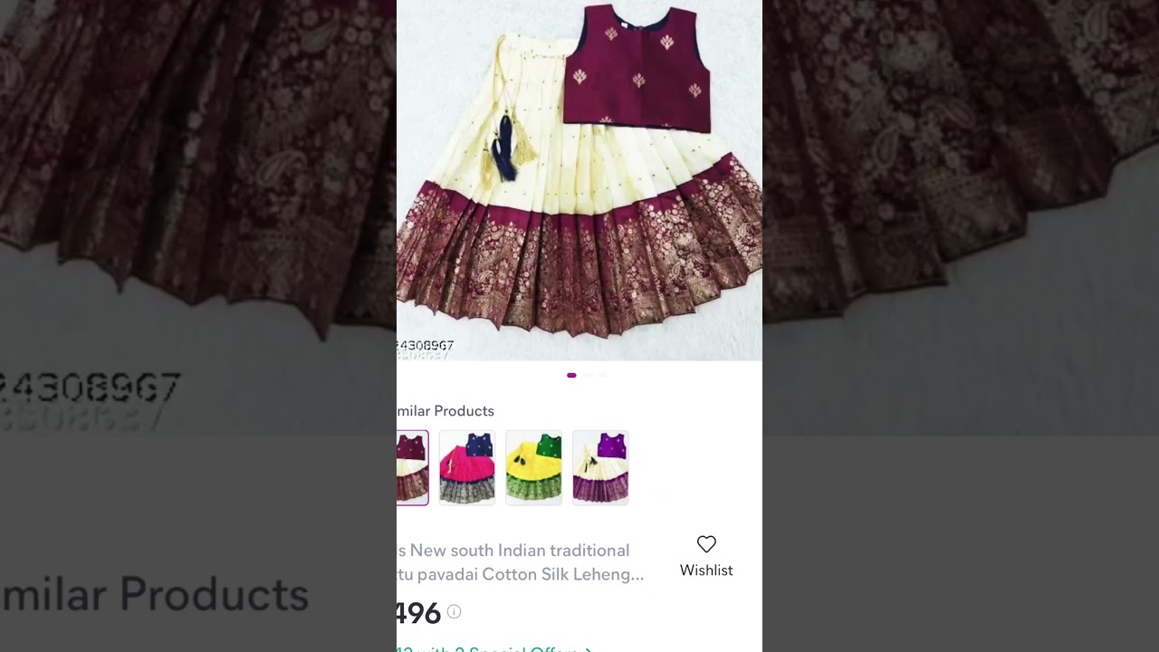 Baby girl traditional dress #telugu #meesho #meeshofestivalcollection #meeshohaul #kidswear #music