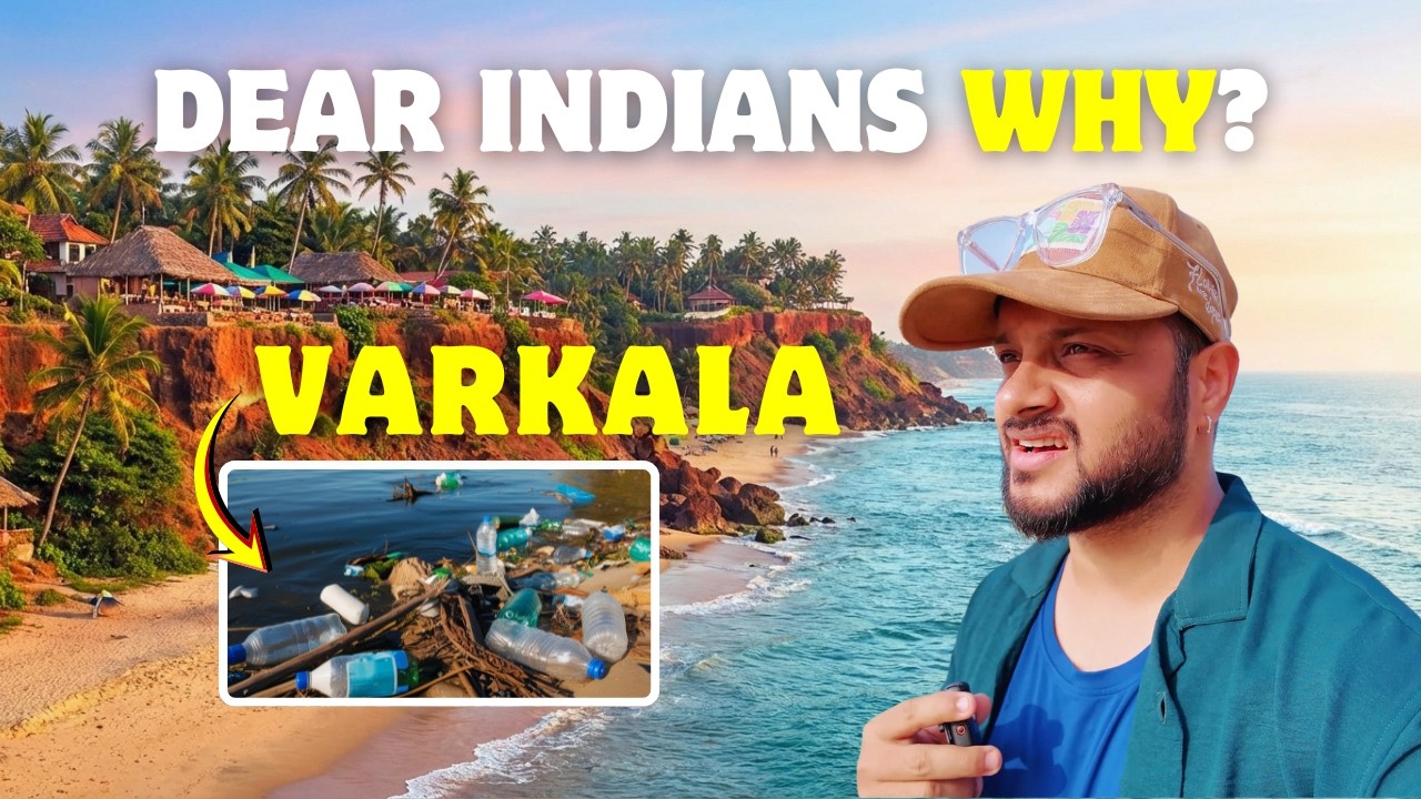 Tourism Is Destroying Varkala Beach? This Made Me ANGRY 😡 PLEASE Don't Do This! #civicsense #kerala