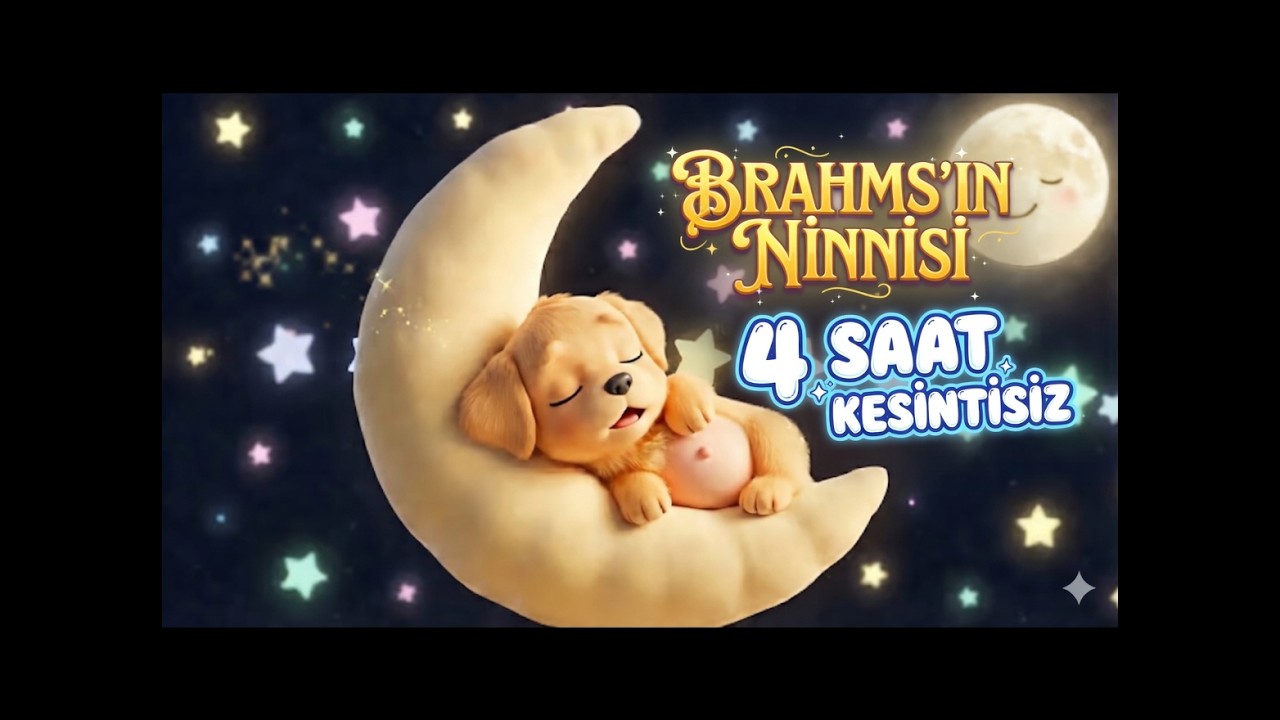 Sleep Music for Babies – 4 Hours Brahms' Lullaby (Wiegenlied)
