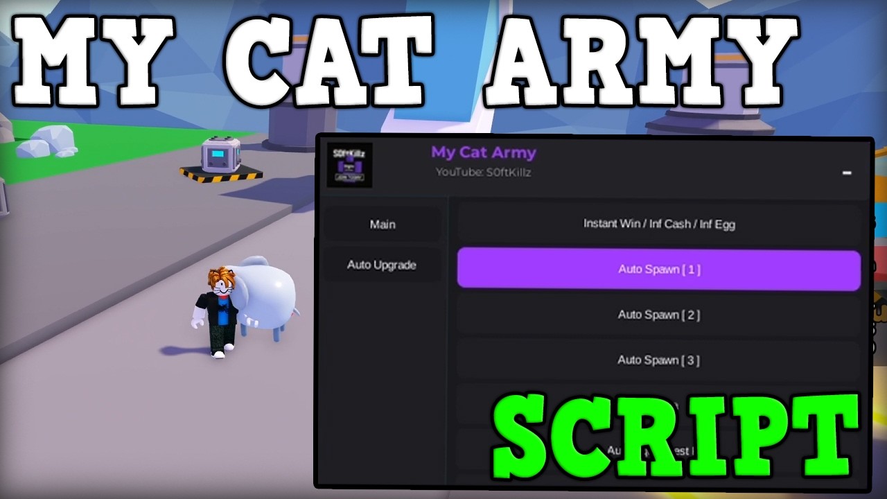 [🔥BEST] My Cat Army Script Infinite Cash And Auto Win - Roblox