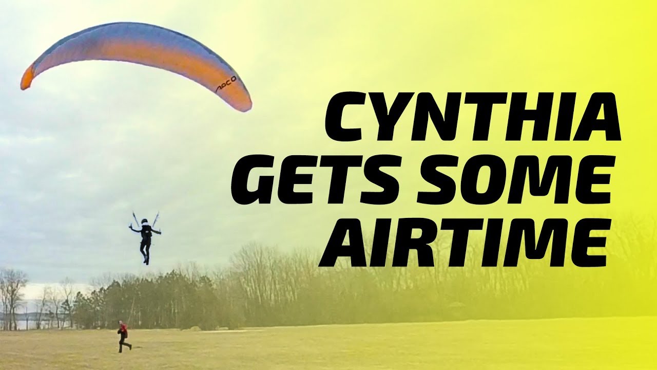 S2E1: Cynthia gets some airtime on the Apco Lift 2 EZ