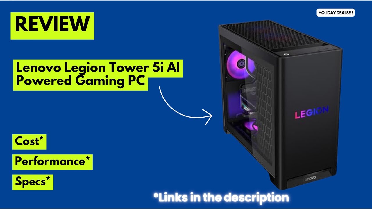 Обзор Lenovo Legion Tower 5i — лучший игровой ПК с Intel Core Ultra 7 и RTX 5070 Ti!