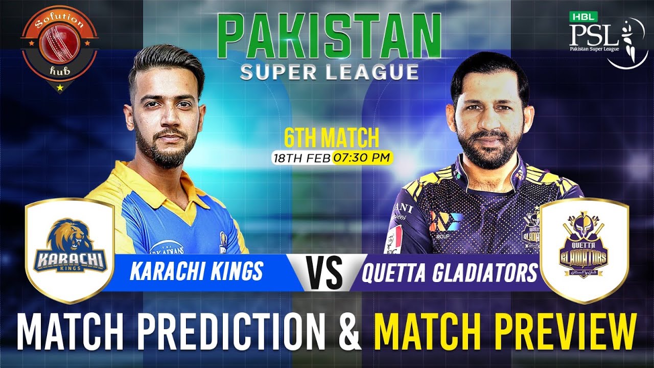 PSL Live Commentary : Karachi Kings vs Quetta Gladiators KAR vs QUE | PSL Match Today