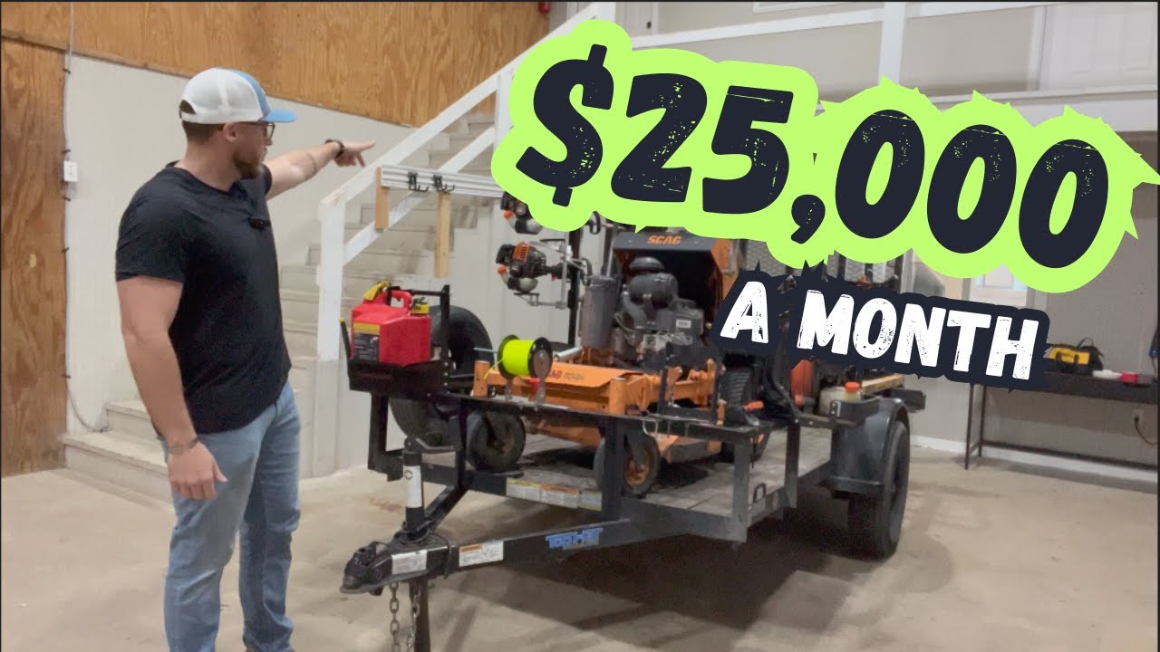 Lawn Mowing Setup That Makes $25,000 Per Month