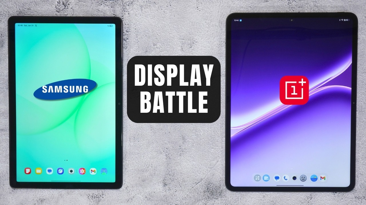 Samsung Tab A11+ vs OnePlus Pad Go 2: ULTIMATE Display Battle!