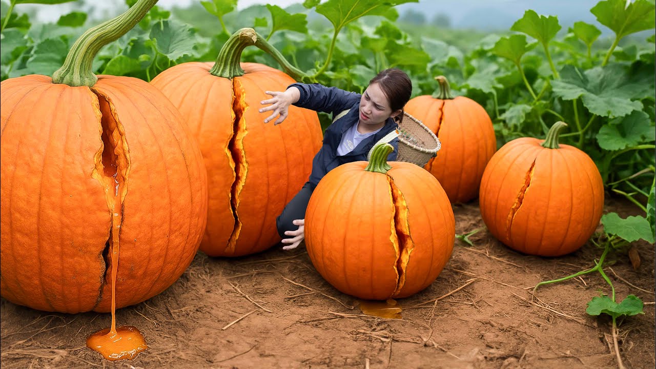 How to Harvest Honeyburst Pumpkin to sell - Homemade recipes | Garden Answer