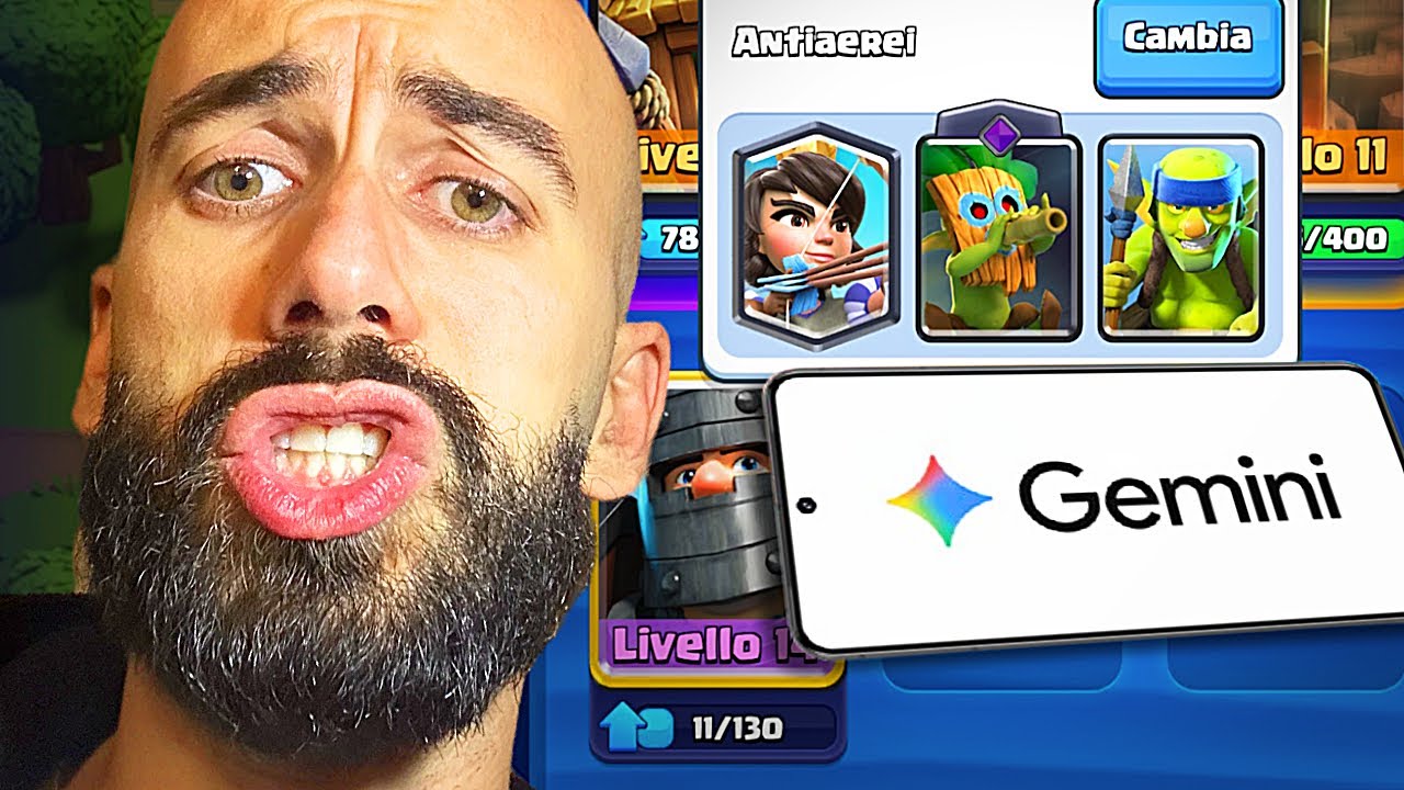 L'INTELLIGENZA ARTIFICIALE HA SCELTO IL MIO DECK! 🤖 3 OPZIONI PER OGNI SLOT! #clashroyale