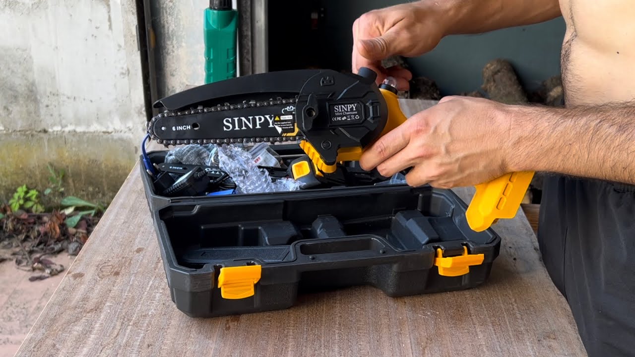 Unboxing mini sierra el&eacute;ctrica SINPY
