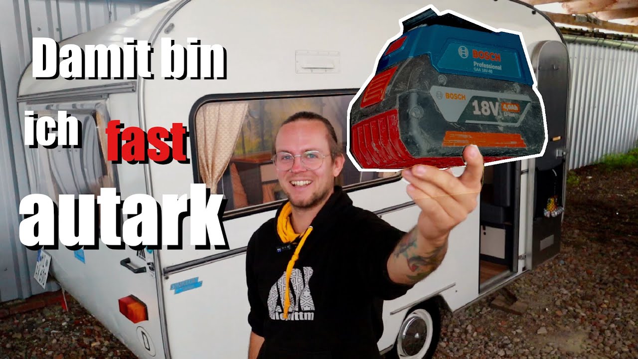 Stromversorgung mit einem 18V Akku - funktioniert das überhaupt?  |alexmittm
