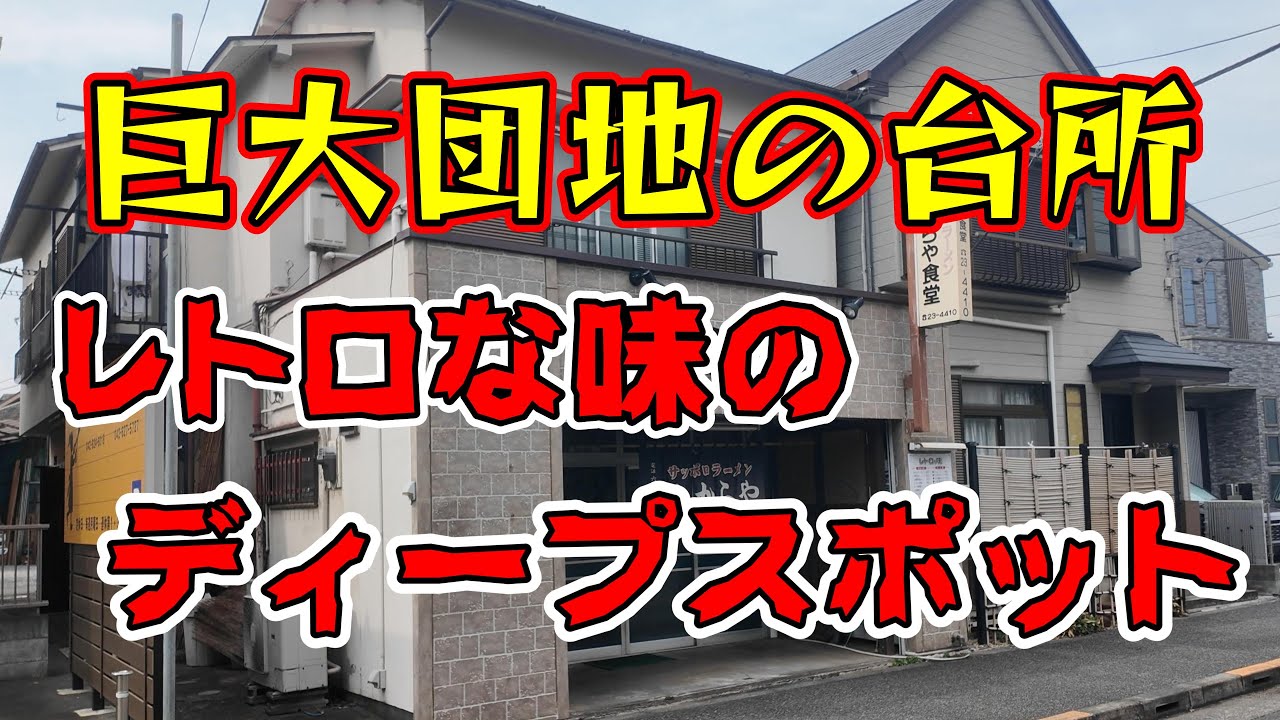 【東京都八王子市】巨大団地横のレトロな店内ディープスポット「たからや食堂」さん、地元民の愛され町中華で懐かしカツカレーに涙