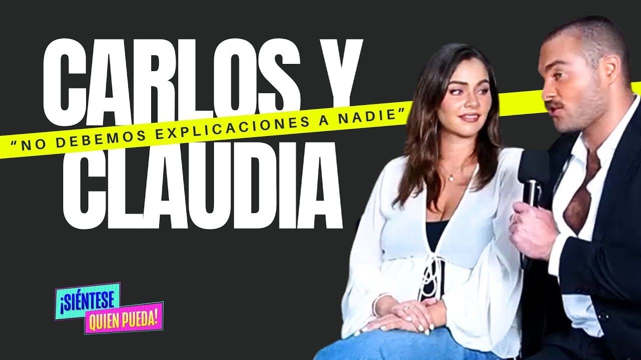 Carlos Said y Claudia Martín lo cuentan TODO en EXCLUSIVA: Amor, compromiso y bebé en camino
