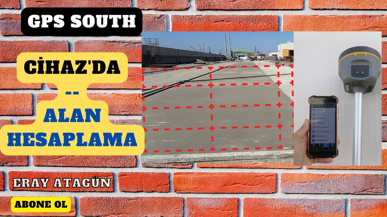 SOUTH Gps Cihazında // ALAN HESAPLAMA /