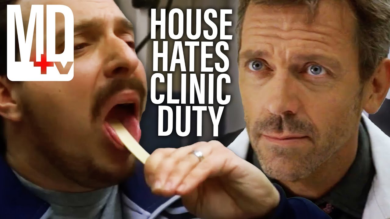 House Hating Clinic Duty for Over an Hour | House M.D | MD TV