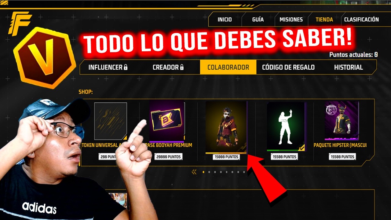 SOLUCIÓN COMO Registrarse y ENTRAR al PROGRAMA de CREADORES E Influencers de FREE FIRE 2026 Premios