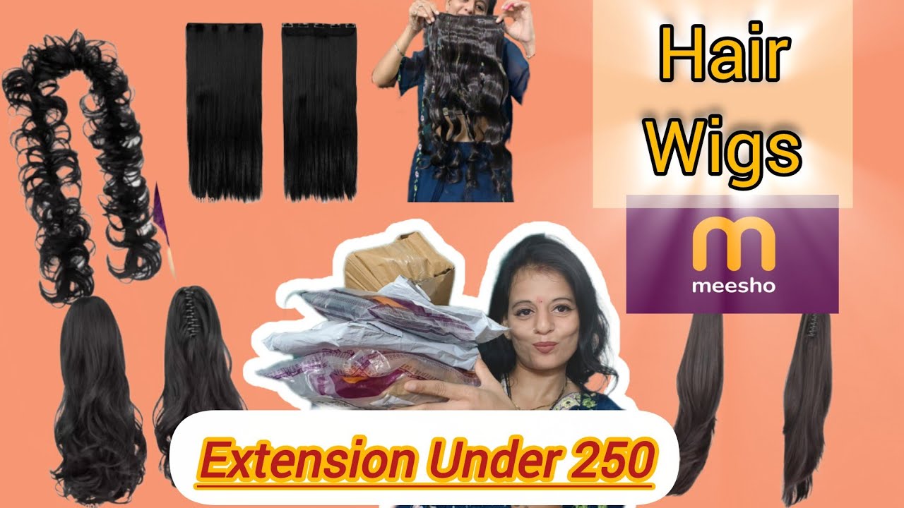 Meesho Best Hair Extension Long Wavy l How To Use Hair Extension !! 6 hairStyle ll 
