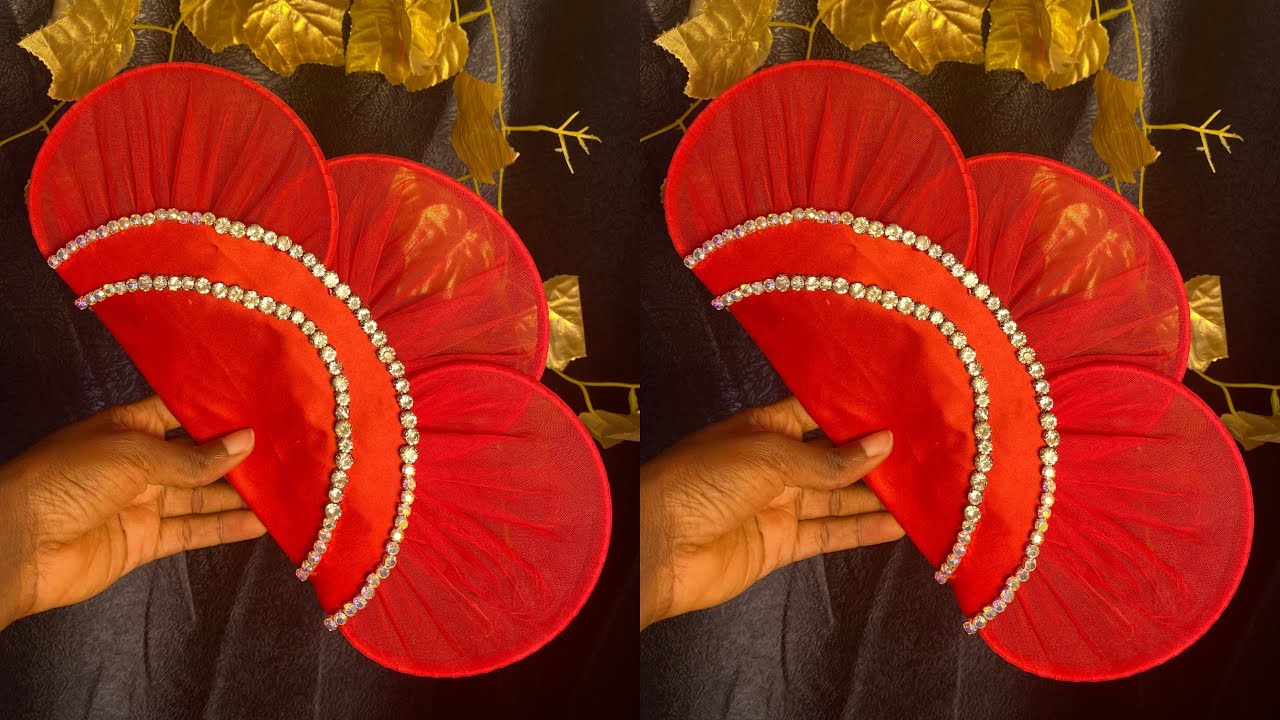 How to make trendy bridal fan.