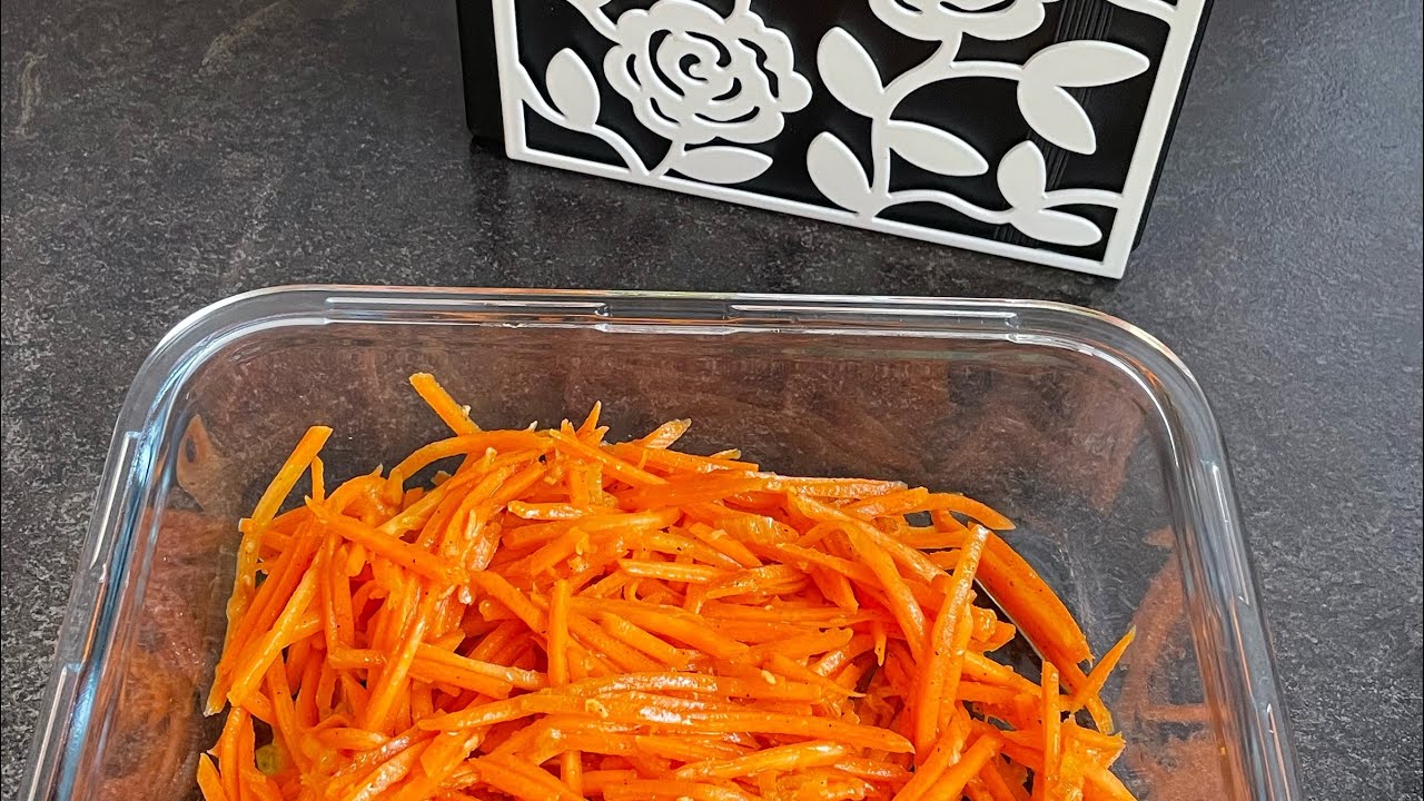 Pikanter Möhrensalat koreanischer Art 🥕