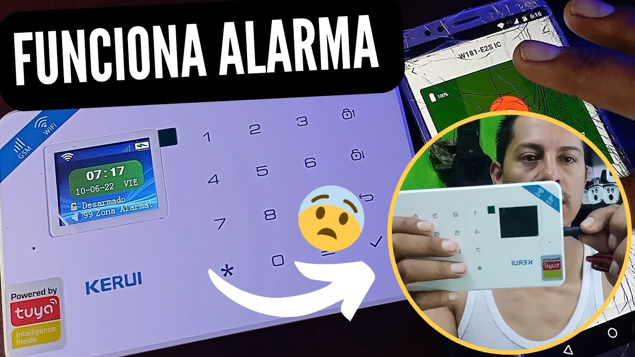Cómo programar alarma KERUI] INSTALACIÓN DE ALARMA WIFI 👷