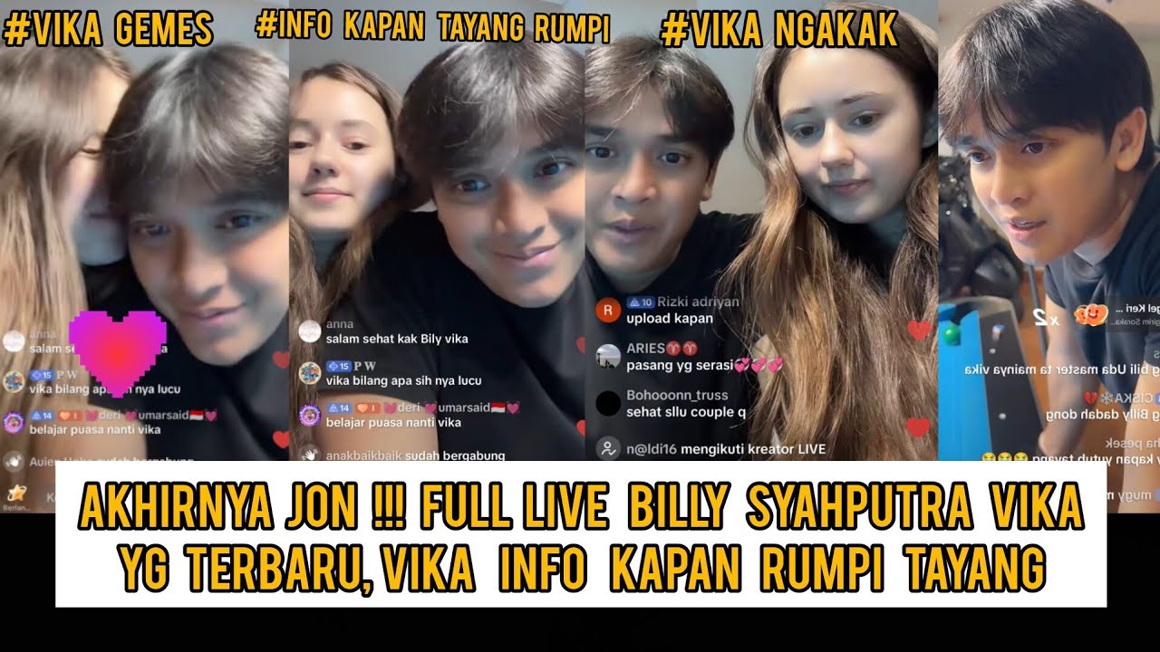 Akhirnya jon😂 Full live Billy syahputra vika terbaru, info dari vika kapan rumpi tayang😁