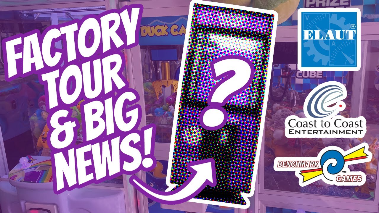 Arcade Game Factory Tour and Big Announcement with Elaut Group