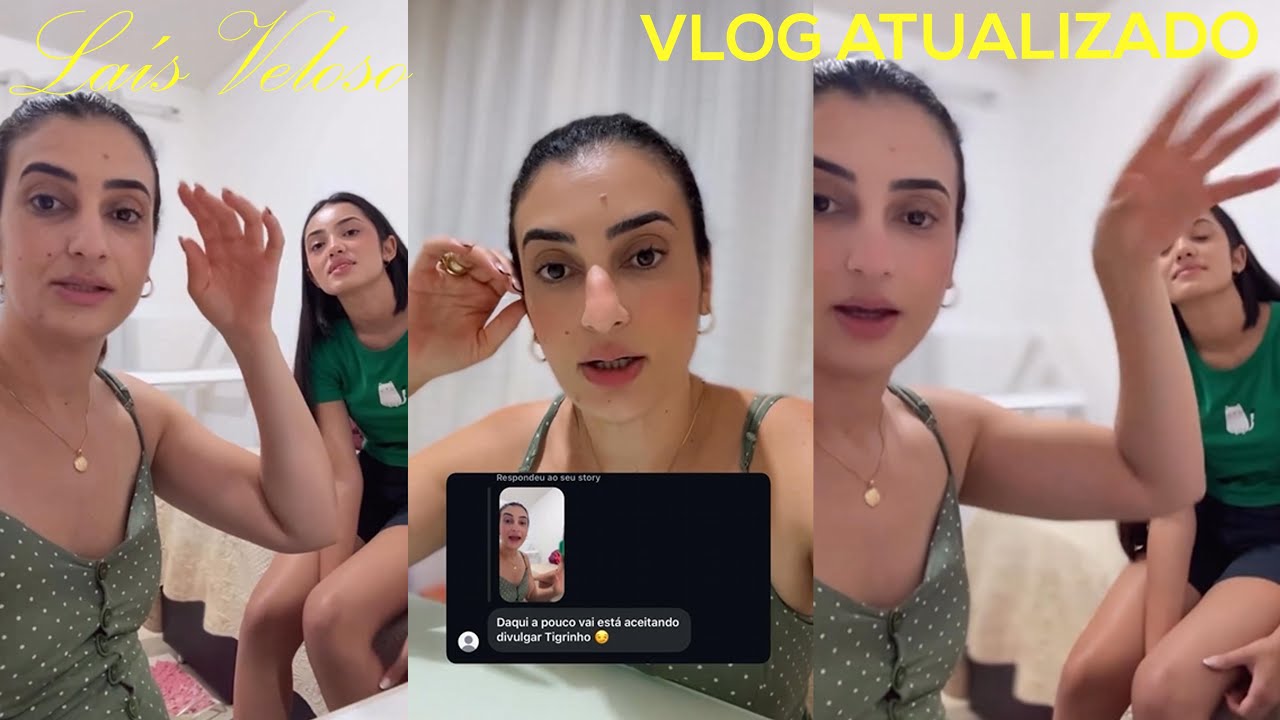 @Laís Veloso em vlog inédito com tudo que está acontecendo nos bastidores do Youtube!  Assista aqui!