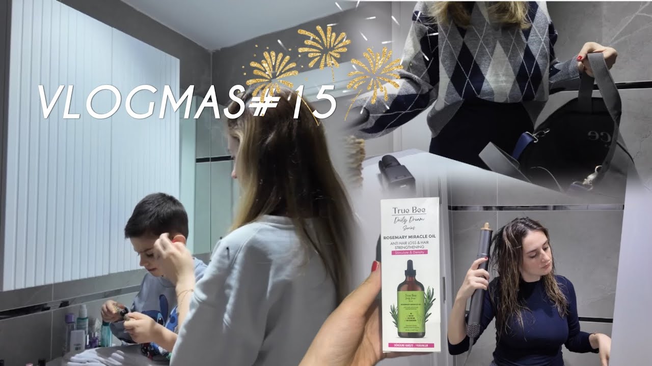 VLOGMAS#15,UNİORANGE M8 SAÇ ŞEKİLENDİRMESİNİ DENİYORUM,SAÇ İLE İLGİLİ HERŞEY,MEMNUN KALDIM Mİ?,#vlog